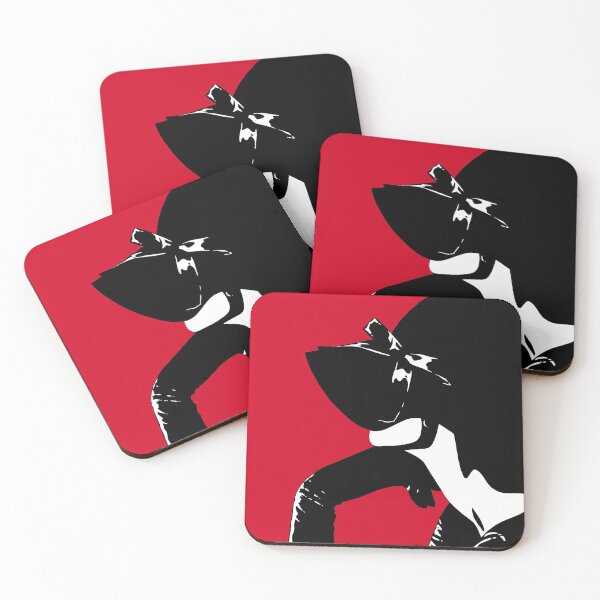 Item preview, Cafe Girl: Obscured (on red) designed and sold by Brina Williamson.