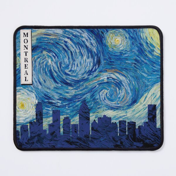 Aperçu de l'œuvre Nuit étoilée de Van Gogh à Montréal créée et vendue par danielfgf.