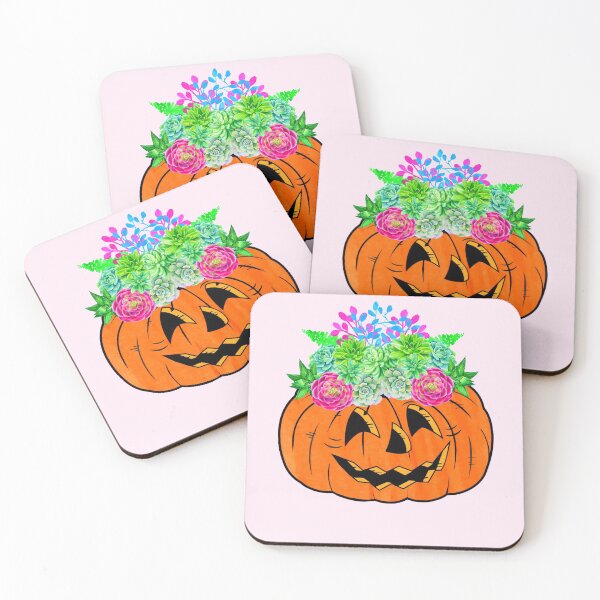 Item preview, Cute fall Halloween plant cactus lover succulent pumpkin succa funny designed and sold by tiffanator606.