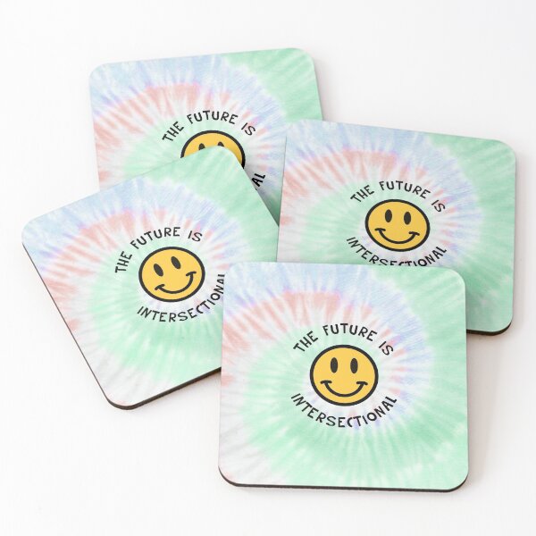Item preview, Future Is Intersectional - Feminist Tie Dye Background designed and sold by Picket Club.