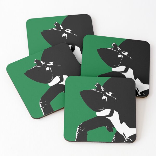 Item preview, Cafe Girl: Obscured (on green) designed and sold by Brina Williamson.