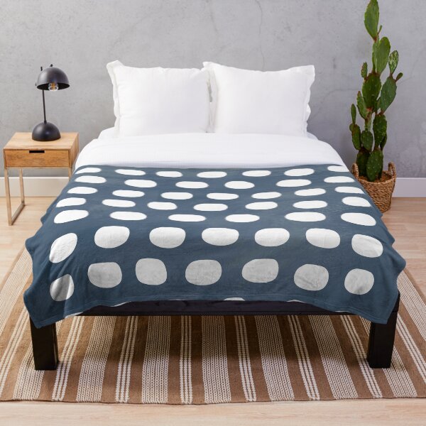 Item preview, blue dots abstract designed and sold by StudioArtNew.