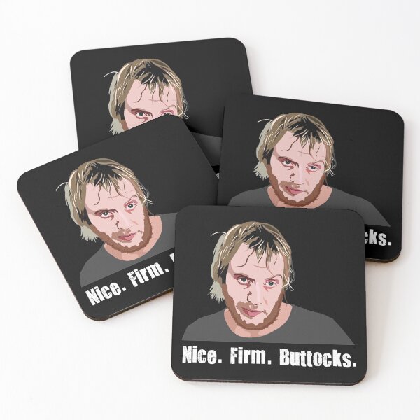 Item preview, Spike Notting Hill Rhys Ifans Welsh.  Nice Firm Buttocks ON BLACK designed and sold by wheatbeltdesign.