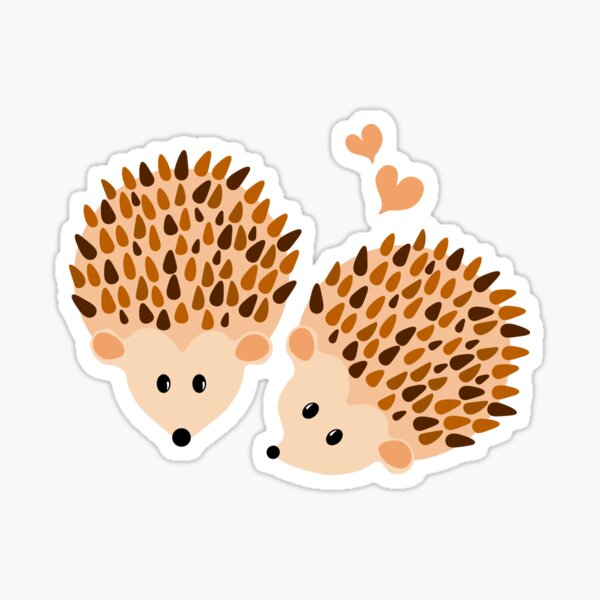 hedgehogs Sticker