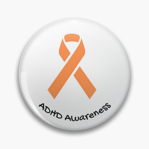 Item preview, ADHD Awareness Ribbon designed and sold by Katelyn George.