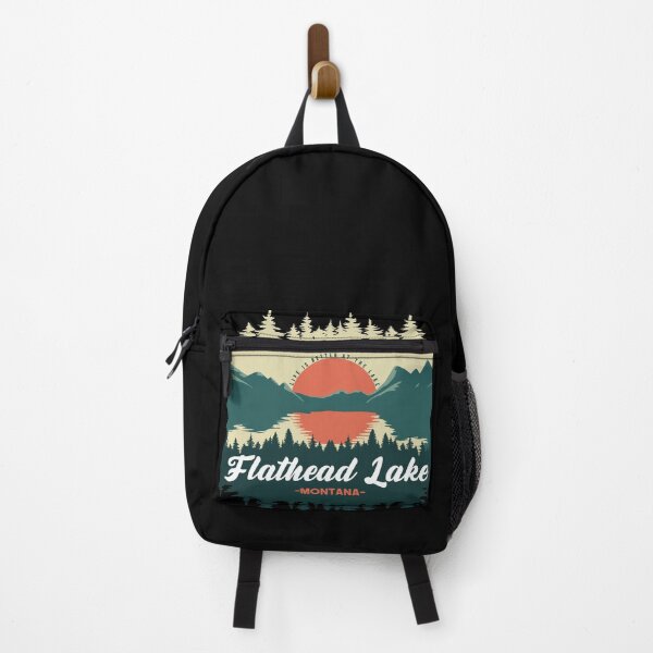 Item preview, Retro Flathead Lake Montana designed and sold by Friday NightCo.