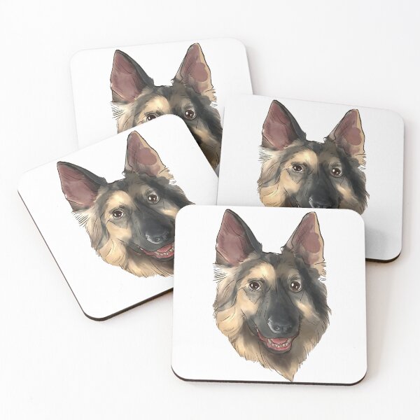 Item preview, German Shepard dog cute puppy designed and sold by Nikko-sketch.