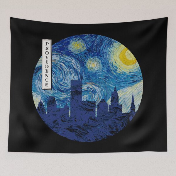 Item preview, Providence Starry Night Van Gogh Circle designed and sold by DFerraz.