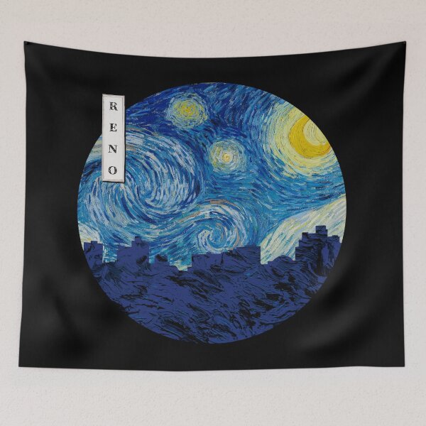 Item preview, Reno Starry Night Van Gogh Circle designed and sold by DFerraz.