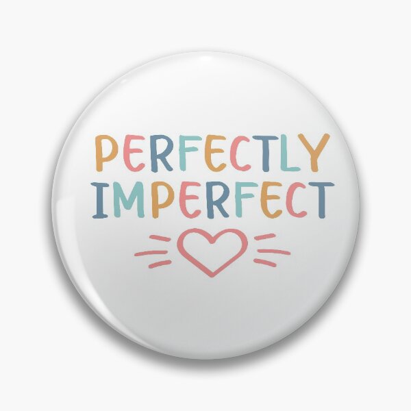 Item preview, Perfectly Imperfect | Self Love Quote designed and sold by ilustraliza.