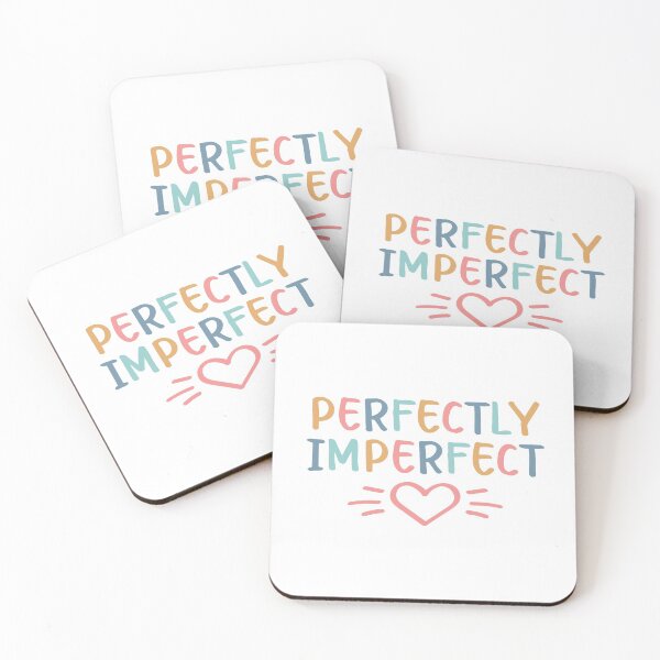 Item preview, Perfectly Imperfect | Self Love Quote designed and sold by ilustraliza.