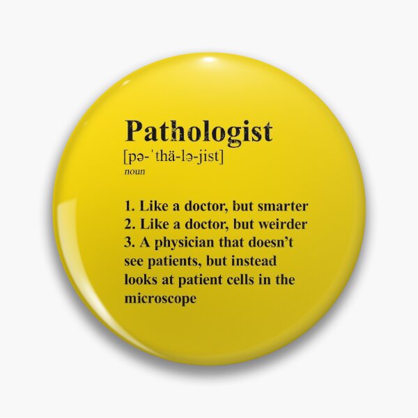 Item preview, Pathologist Funny Definition Specialty Physician light background designed and sold by Brasilia.