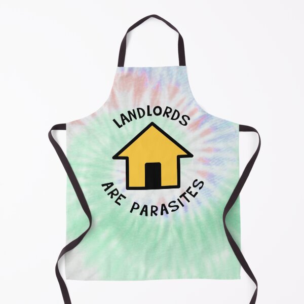 Item preview, Landlords Are Parasites - Rent Tie Dye Background designed and sold by Picket Club.
