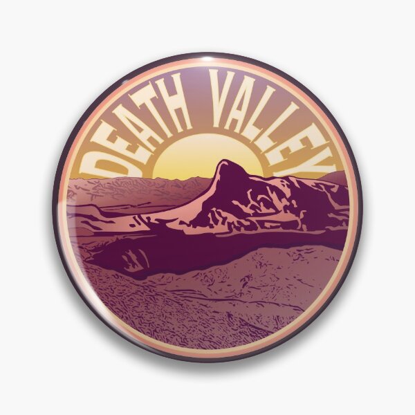 Artikelvorschau, WPA-Stil Death Valley National Park Logo entworfen und verkauft von spatiumnatura.