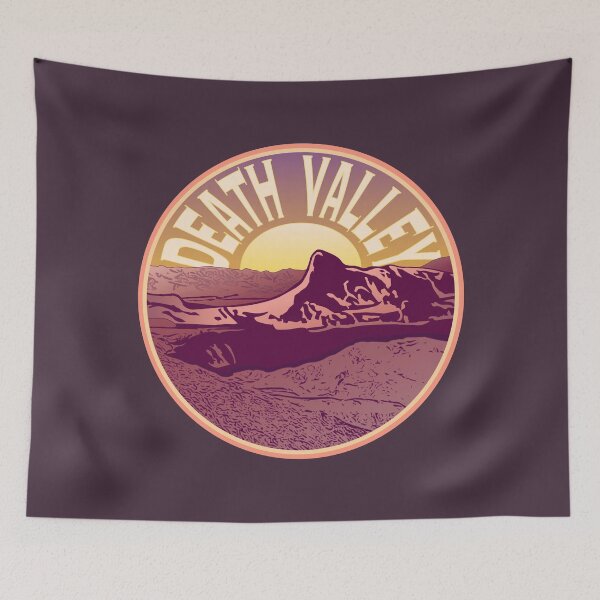 Item preview, WPA Style Death Valley National Park Logo designed and sold by spatiumnatura.