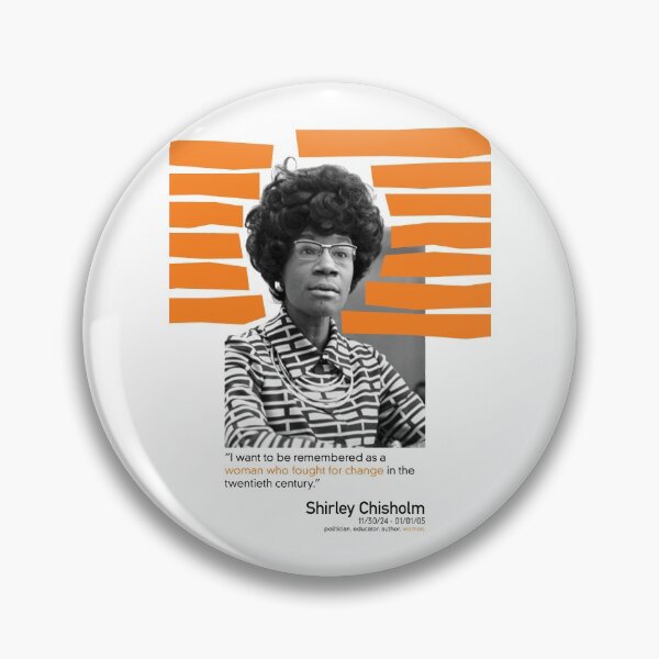 Item preview, Design The Shirley Chisholm Poster Womens Round designed and sold by ZydirKelly.