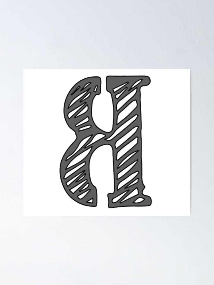 "backwards letter B" Poster by getruinoi Redbubble