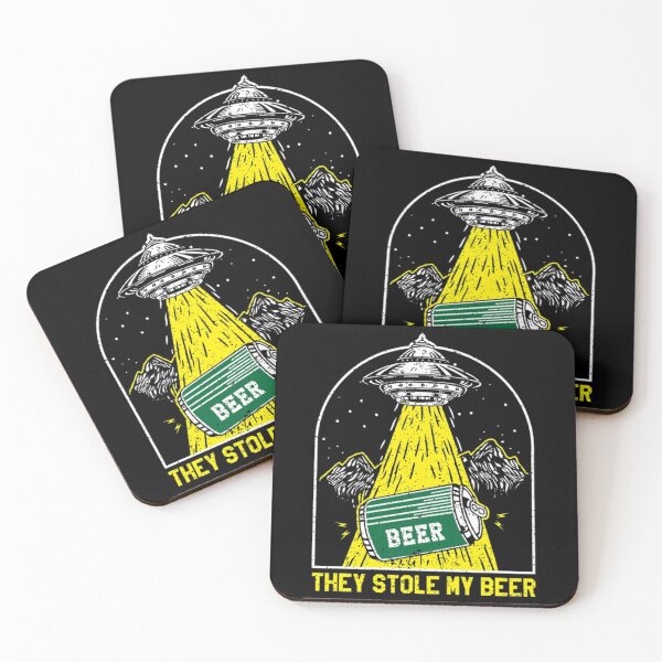 Item preview, Beer Funny Gift T-ShirtAliens Stole my Beer designed and sold by McClenlet.