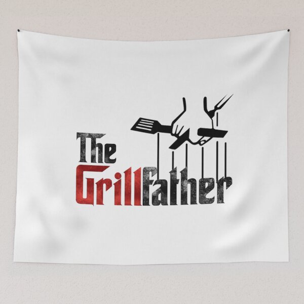 Item preview, Grillfather T-ShirtThe Grillfather - The Barbecue Is Served designed and sold by McClenlet.