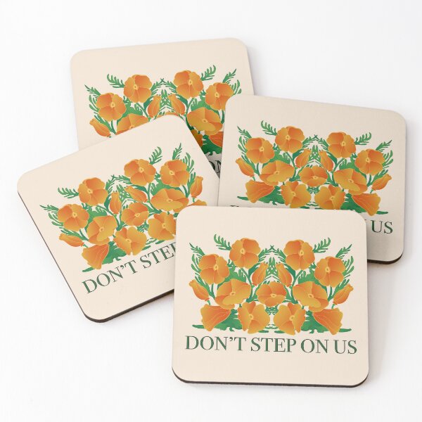 Item preview, Don't Step On Us! Protect The California Poppies! designed and sold by spatiumnatura.