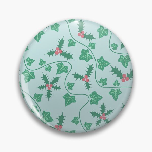 Item preview, Holly And Ivy Vines Light Blue designed and sold by cashewdays.
