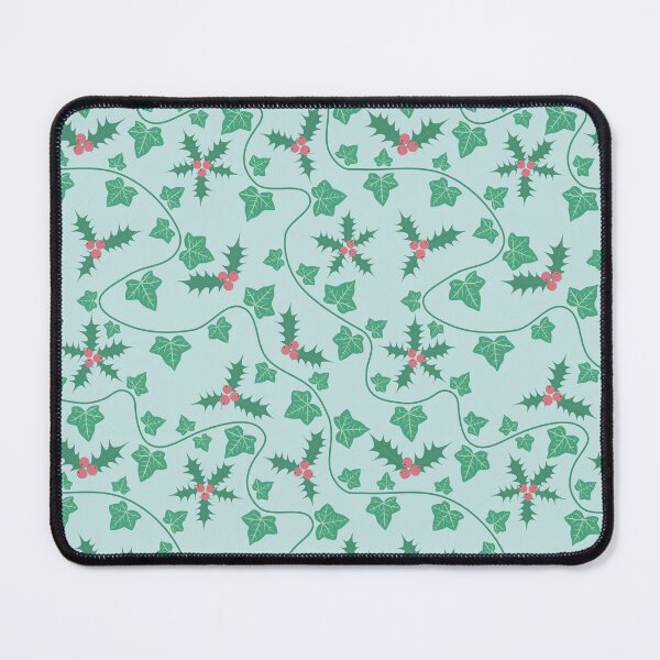 Item preview, Holly And Ivy Vines Light Blue designed and sold by cashewdays.