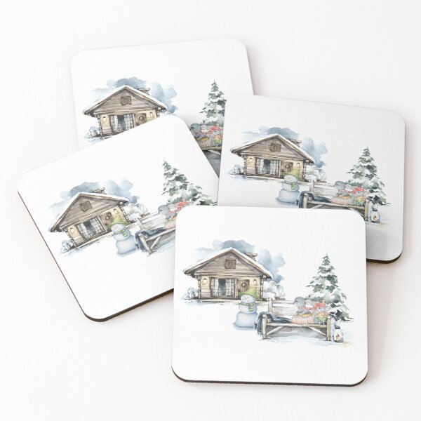 Item preview, Spying on Snowmen - Cute Animals in the Woods designed and sold by TheCurators.