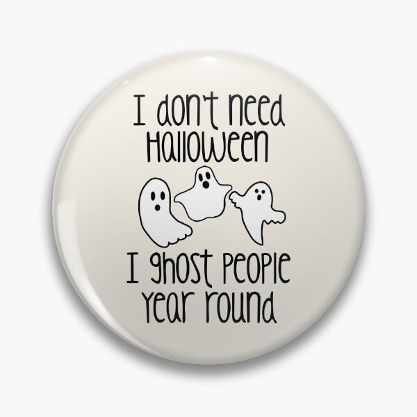 Item preview, I Ghost People Year Round Funny Halloween designed and sold by SewnMemories.