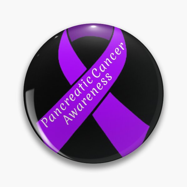 Item preview, Pancreatic cancer awareness ribbon  designed and sold by Postlydia.