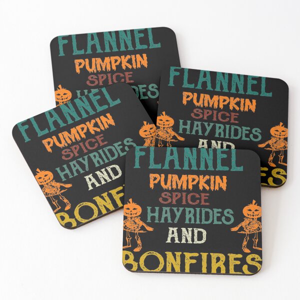 Item preview, flannel pumpkin spice hayrides and bonfires designed and sold by ilias13.