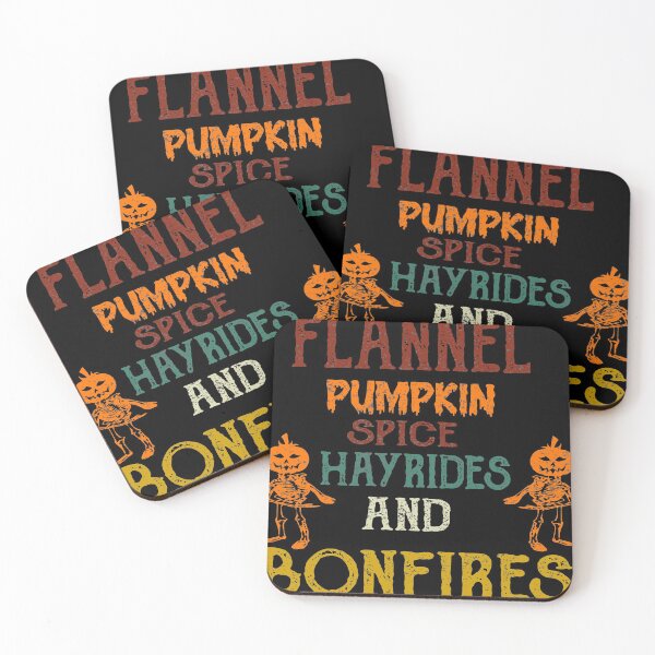 Item preview,  flannel pumpkin spice hayrides and bonfires designed and sold by ilias13.