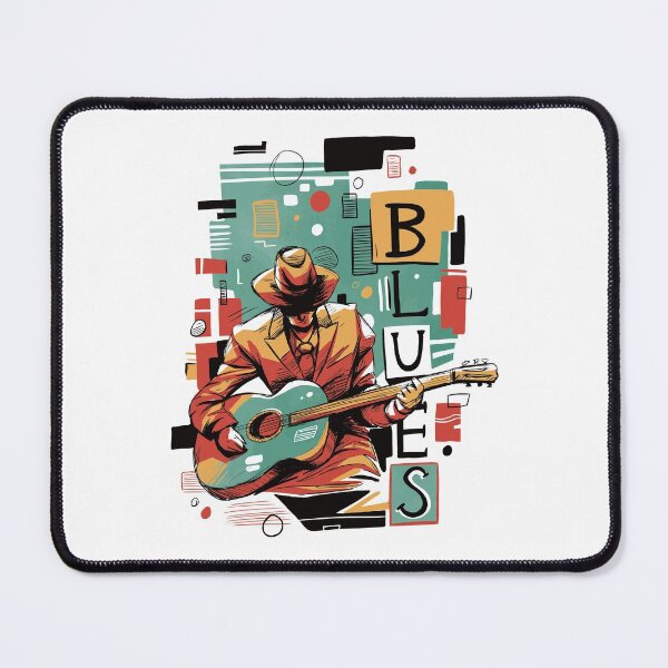Item preview, Blues Music Abstract Style designed and sold by Nodirama.