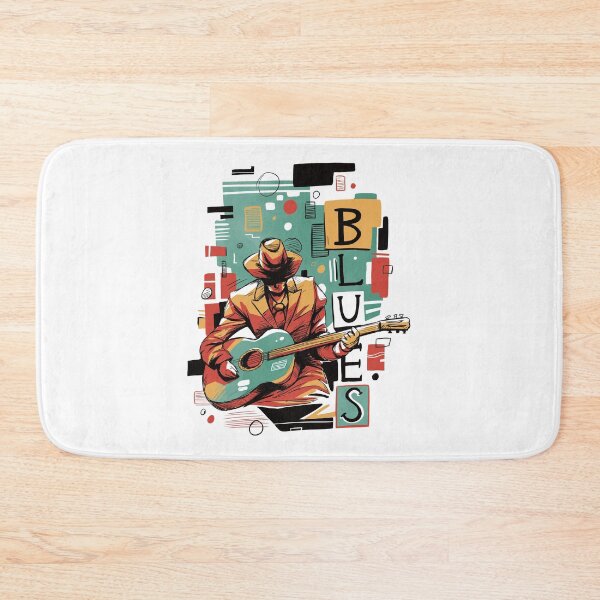 Item preview, Blues Music Abstract Style designed and sold by Nodirama.