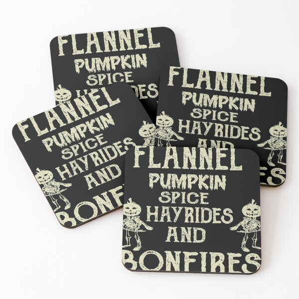 Item preview,  flannel pumpkin spice hayrides and bonfires designed and sold by ilias13.