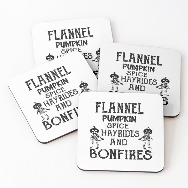 Item preview, flannel pumpkin spice hayrides and bonfires designed and sold by ilias13.