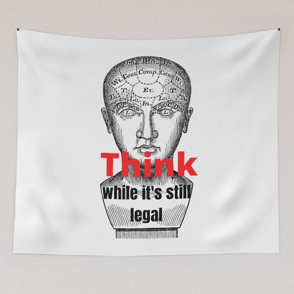 Item preview, Think While It's Still Legal  designed and sold by RedThorThreads.