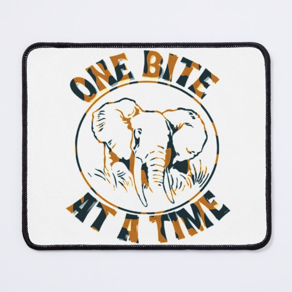 Item preview, How Do You Eat An Elephant? One Bite At A Time designed and sold by KristenRising.