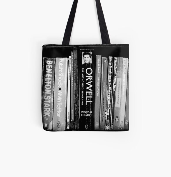 The Man in the Bookcase All Over Print Tote Bag