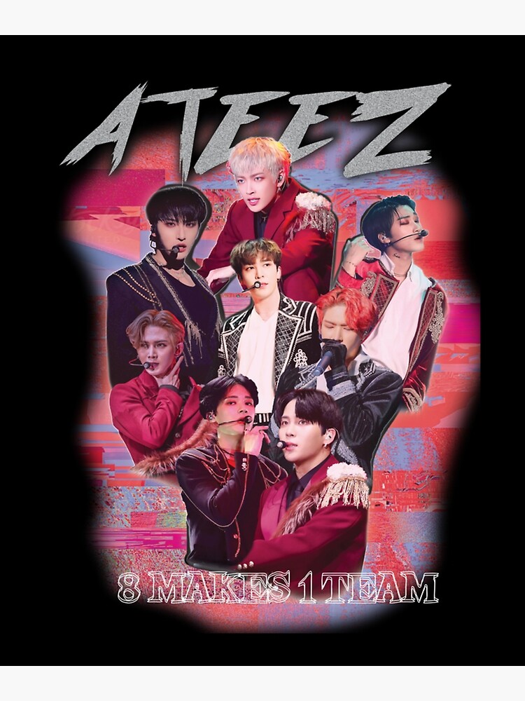 Ateez retro✨  Kpop posters, Retro poster, Pop posters
