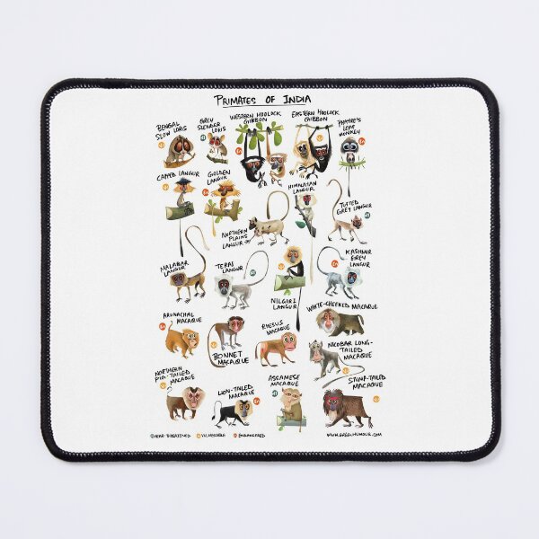 Item preview, Primates of India designed and sold by Green Humour.