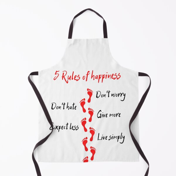 Item preview, 5 Rules of happiness Don & # 39; t hate Don & # 39; t worry Give more Expect less Live simply designed and sold by Boleirov.