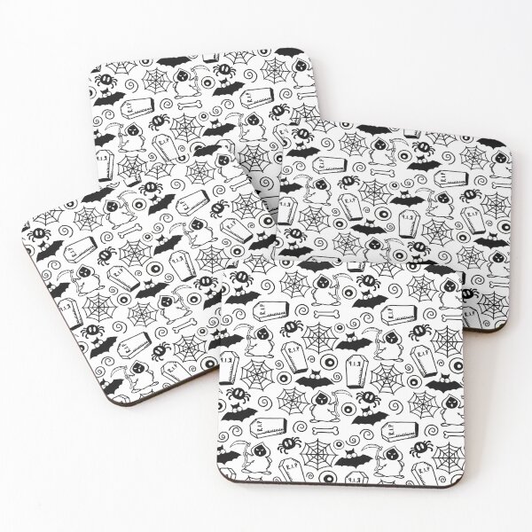 Item preview, Cute Black and White Halloween Pattern  designed and sold by ElishaKayne.