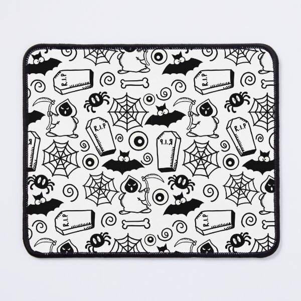 Item preview, Cute Black and White Halloween Pattern  designed and sold by ElishaKayne.