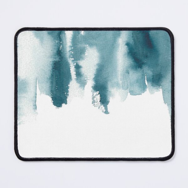 Item preview, Blue Teal Watercolor Abstract designed and sold by thosewhodreamco.