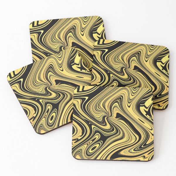 Item preview, Yellow And Black Abstract # designed and sold by Tom Janca.