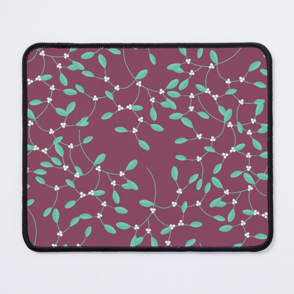 Item preview, Mistletoe Pattern Plum designed and sold by cashewdays.