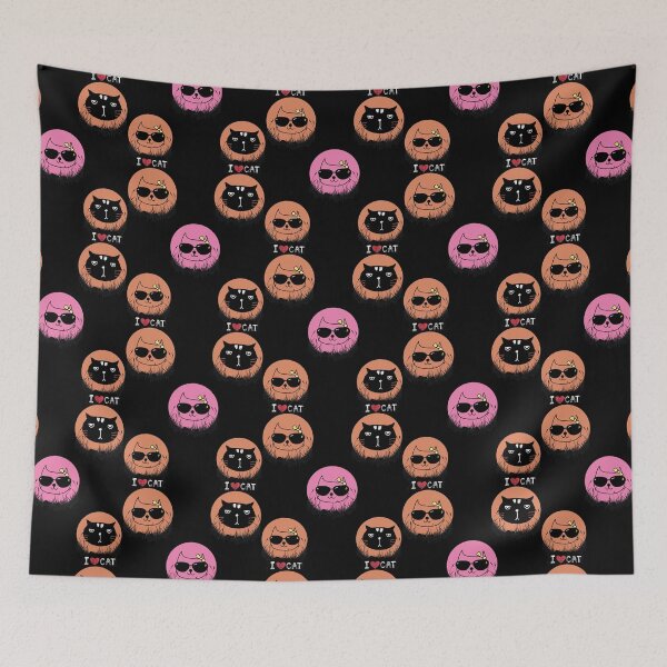 Item preview, I love cat, catoween male cat, female cat  designed and sold by HStudioPrints.