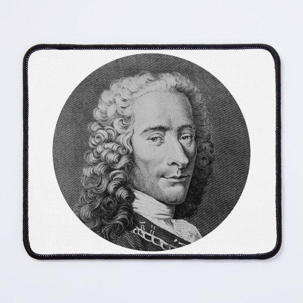 Item preview, Illustration of Voltaire -blanche, un designed and sold by GodsAutopsy.