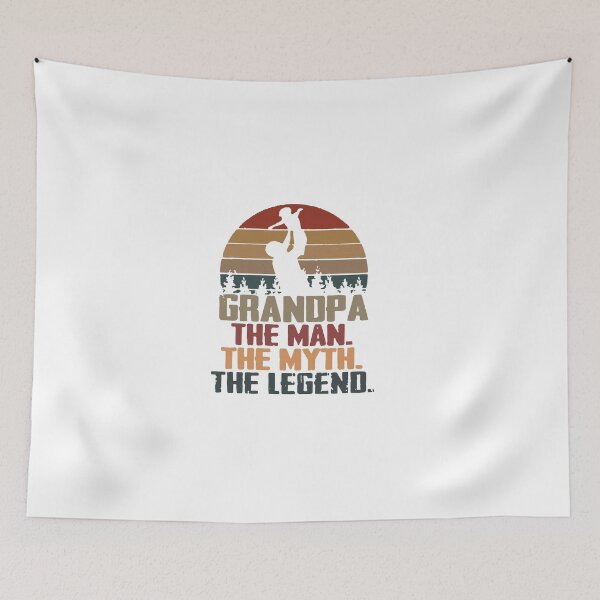 Item preview, Dad Hug Son Grandpa The Man The Myth The Legend Vintage designed and sold by Jasonstoreasd.