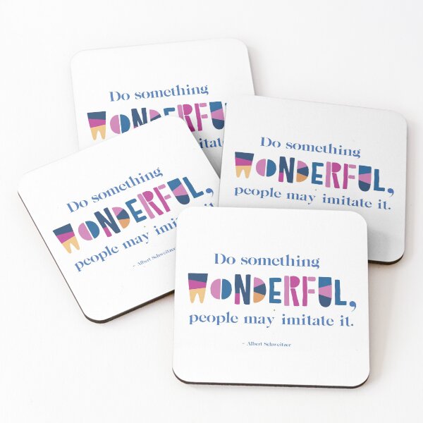 Item preview, Do Something Wonderful - Albert Schweitzer Quote designed and sold by TheCurators.